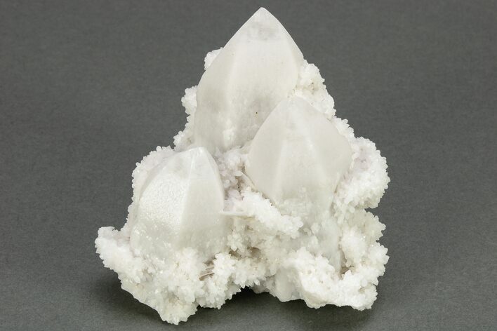 Milky, Candle Quartz Crystal Cluster - Inner Mongolia #226015